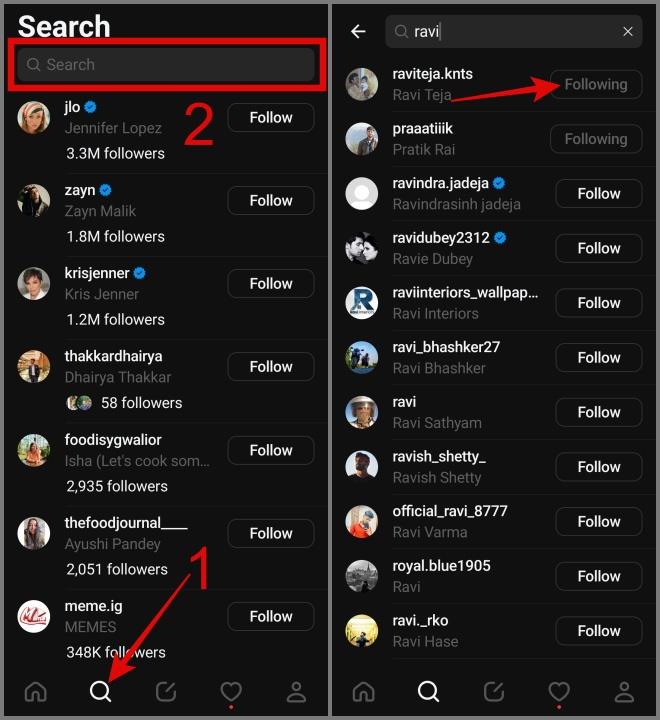 スレッド上で誰かをフォローまたはフォロー解除する方法