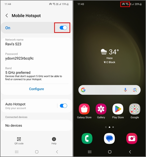 Android で Wi-Fi とホットスポットを同時に使用する方法