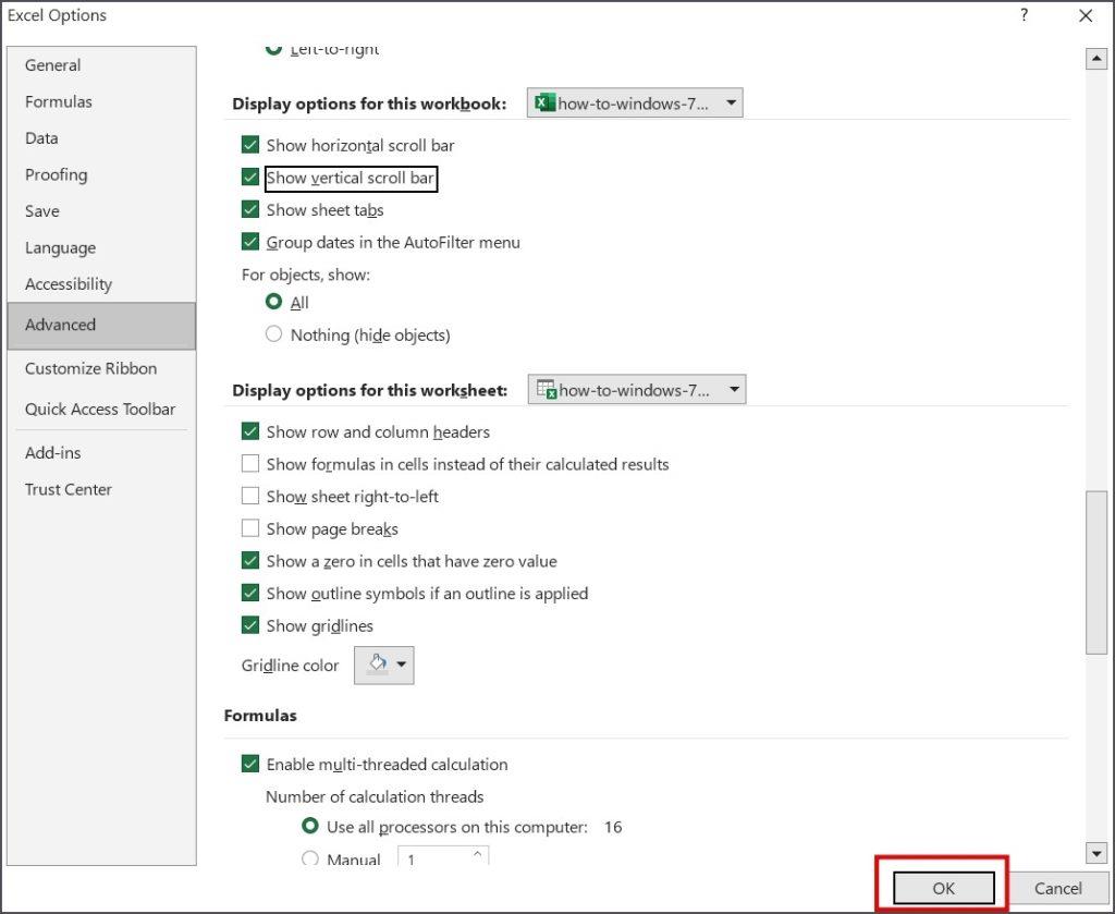 Microsoft Excelでスクロールできない場合の13の修正方法