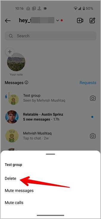 Instagram グループチャットから誰かを退出、削除、または削除する方法