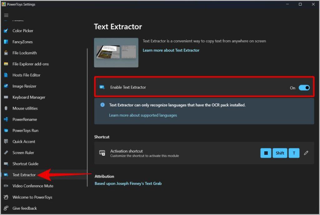 Windows 11/10でどこからでもテキストを抽出する方法