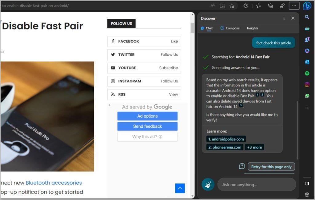 ChatGPT AI を活用した新しい Bing チャットの使用方法