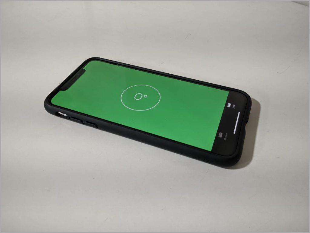 測定アプリを使ってiPhoneで測定する方法