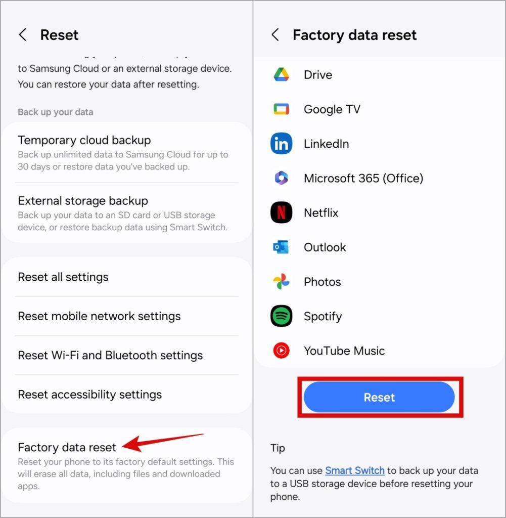 Samsung Galaxy 携帯電話が機内モードエラーでスタックする場合の 8 つの方法