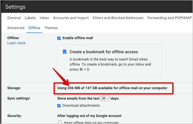 デスクトップで Gmail をオフラインで使用する方法