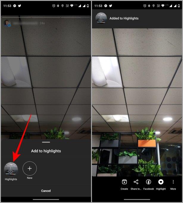 Instagramのハイライトにストーリーを追加する方法