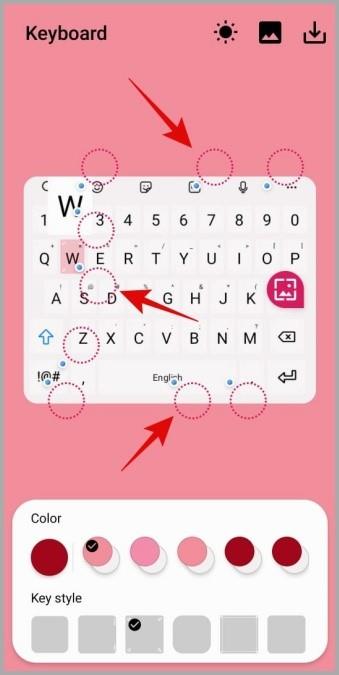 Good Lock モジュールを使用して Samsung キーボードのテーマを変更する方法