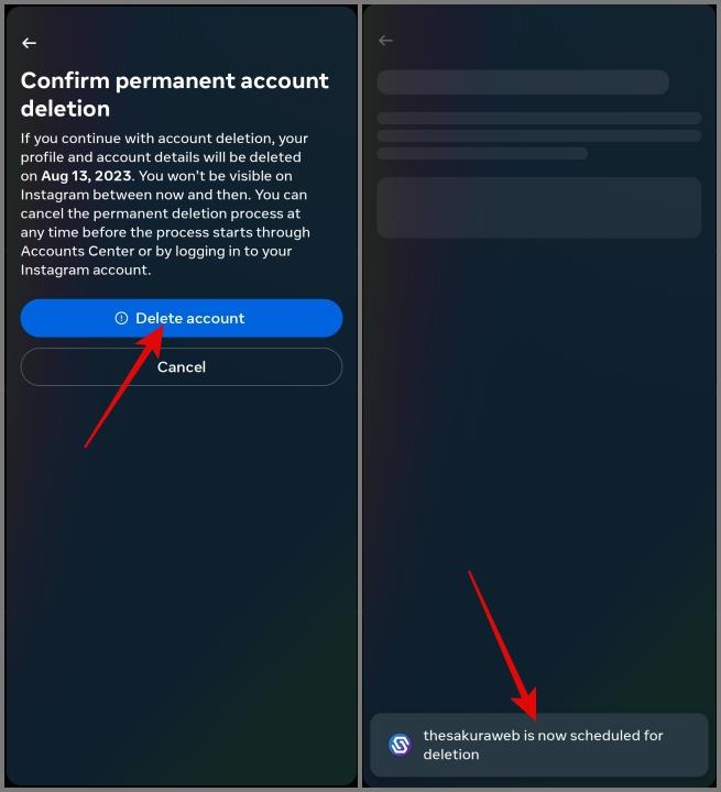 スレッドアカウントを非アクティブ化または削除する方法