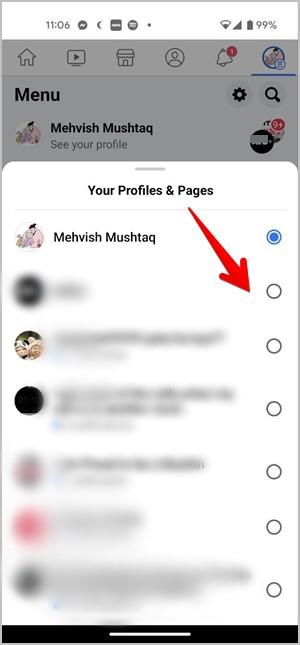 Facebook ページとプロフィールの間、またはその逆に切り替える方法