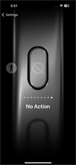 iPhoneのアクションボタンを設定して使用する方法