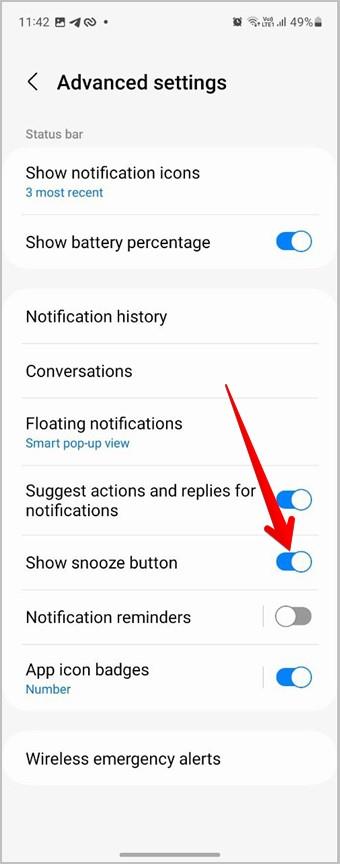 Samsung Galaxy 携帯電話で古い通知を表示する 2 つの方法