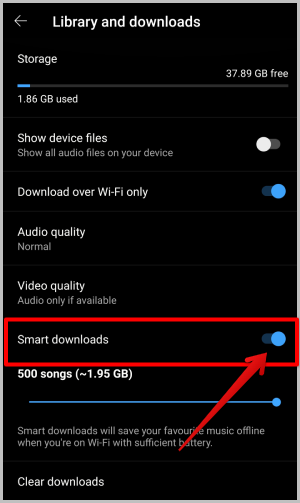 YouTube および YouTube Music でスマート ダウンロードを有効または無効にする方法