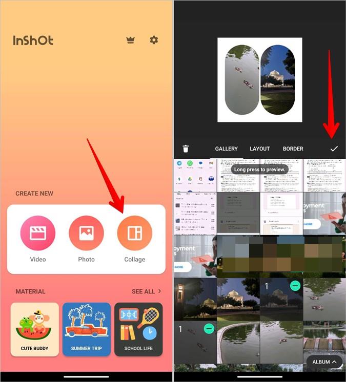 Instagram に 2 枚の写真を並べて配置する 5 つの方法