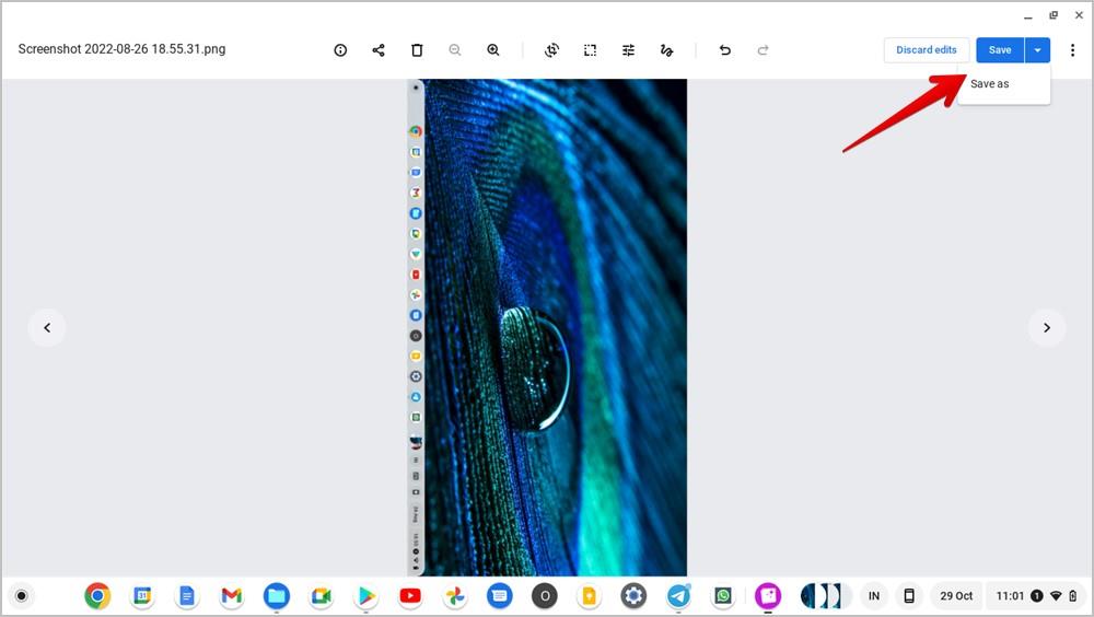 Chromebook で写真またはスクリーンショットを編集する方法