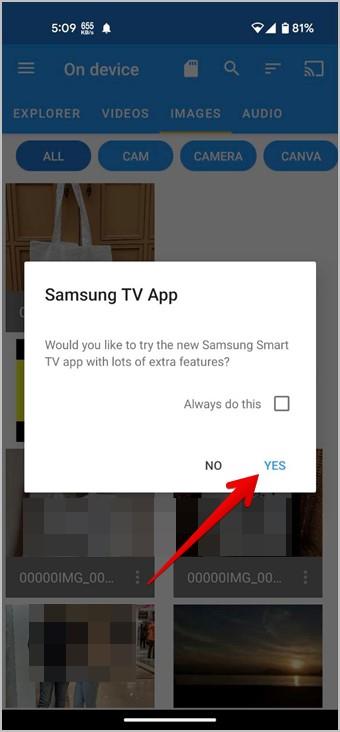 Android および iPhone から Samsung TV で写真を表示する方法