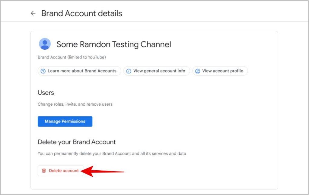 YouTube チャンネルとブランド YouTube チャンネルを削除する方法