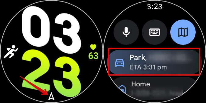 Samsung Galaxy Watch 4 および 5 で Google マップを使用する方法