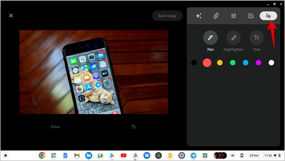 Chromebook で写真またはスクリーンショットを編集する方法