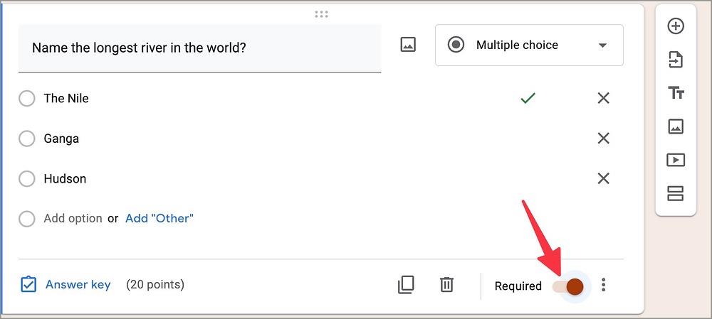 Google フォームでクイズを作成して共有する方法