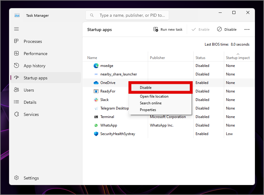Windows 11でバックグラウンドプロセスを削減する13の方法