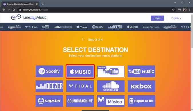 Spotify から Apple Music にプレイリストを転送する方法?  (または他の音楽サービス)