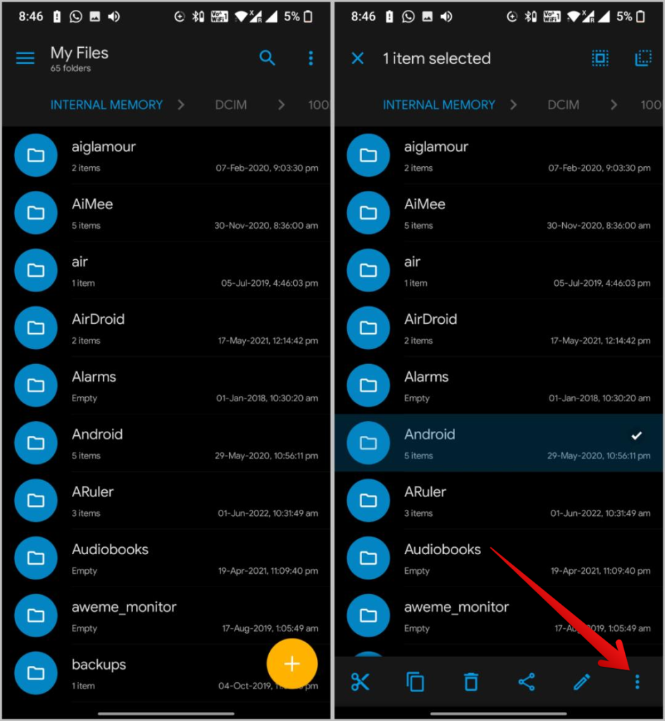 Androidのホーム画面にファイル/フォルダーのショートカットを追加する方法