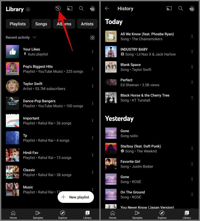 YouTube Music の記号とアイコンの意味