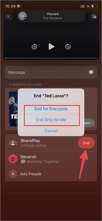 iPhoneおよびiPadのメッセージでSharePlayを開始する方法