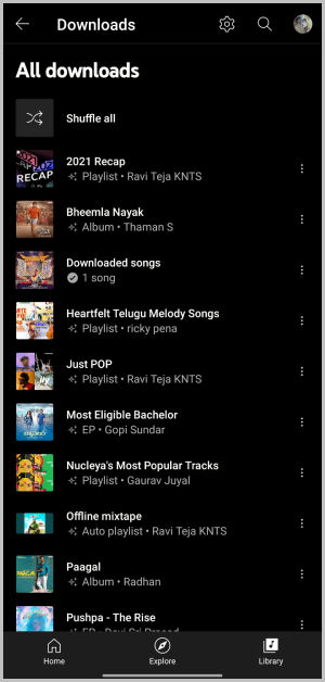YouTube および YouTube Music でスマート ダウンロードを有効または無効にする方法
