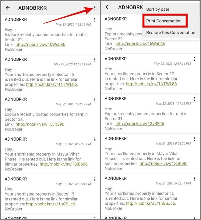 Android からテキスト メッセージを保存およびエクスポートする方法