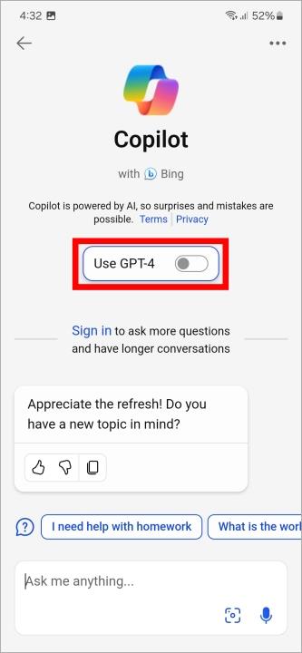 モバイルで Microsoft Copilot を使用する方法