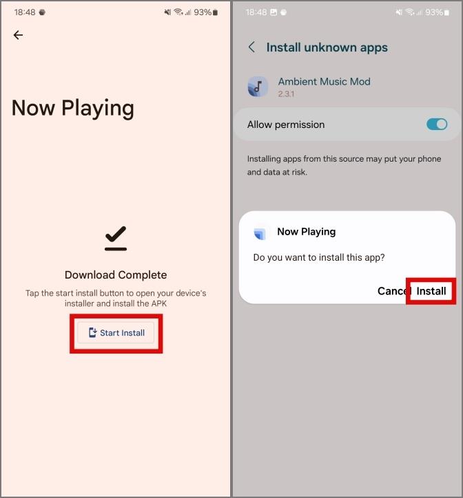 Samsung Galaxy スマートフォンで Now Playing を使用する方法