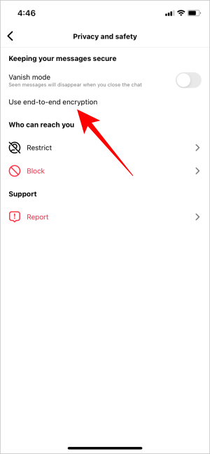 Instagram でエンドツーエンド暗号化を有効にする方法