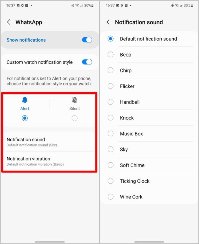 Samsung Galaxy Watch で Instagram と WhatsApp の通知を受け取る方法