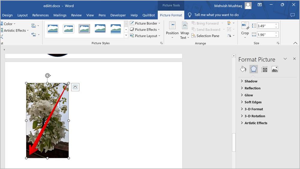 Word 文書で画像やスクリーンショットを編集する 15 のヒント