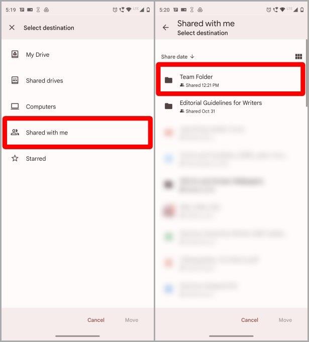 モバイルとウェブ上の Google ドライブの共有フォルダーに Google ドキュメントを追加する 2 つの方法