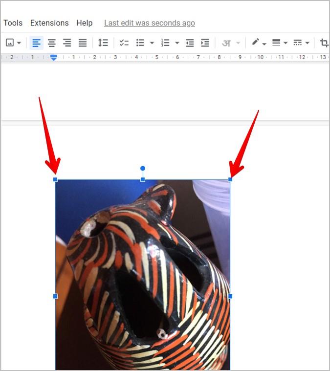 Google ドキュメントで 2 つの写真を並べて配置する 3 つの方法