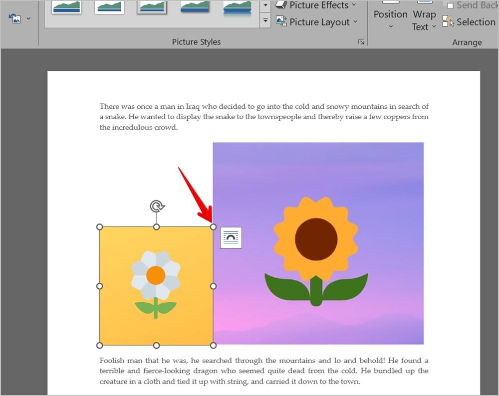 Word で 2 つの写真を並べて配置する 4 つの方法