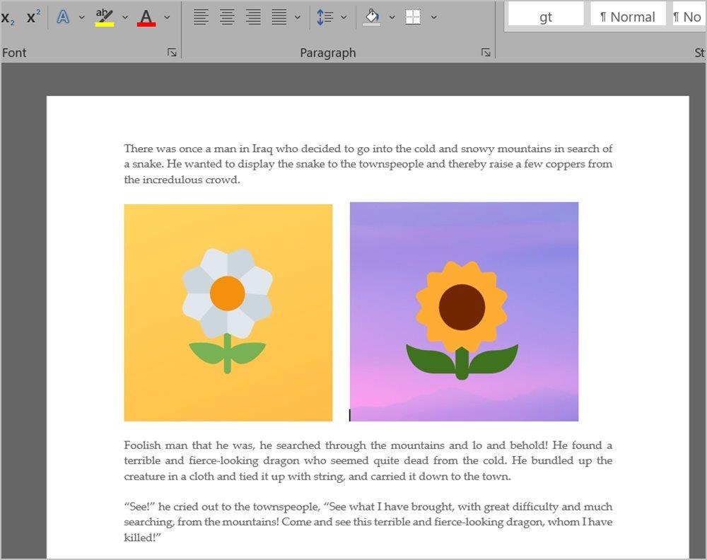 Word で 2 つの写真を並べて配置する 4 つの方法