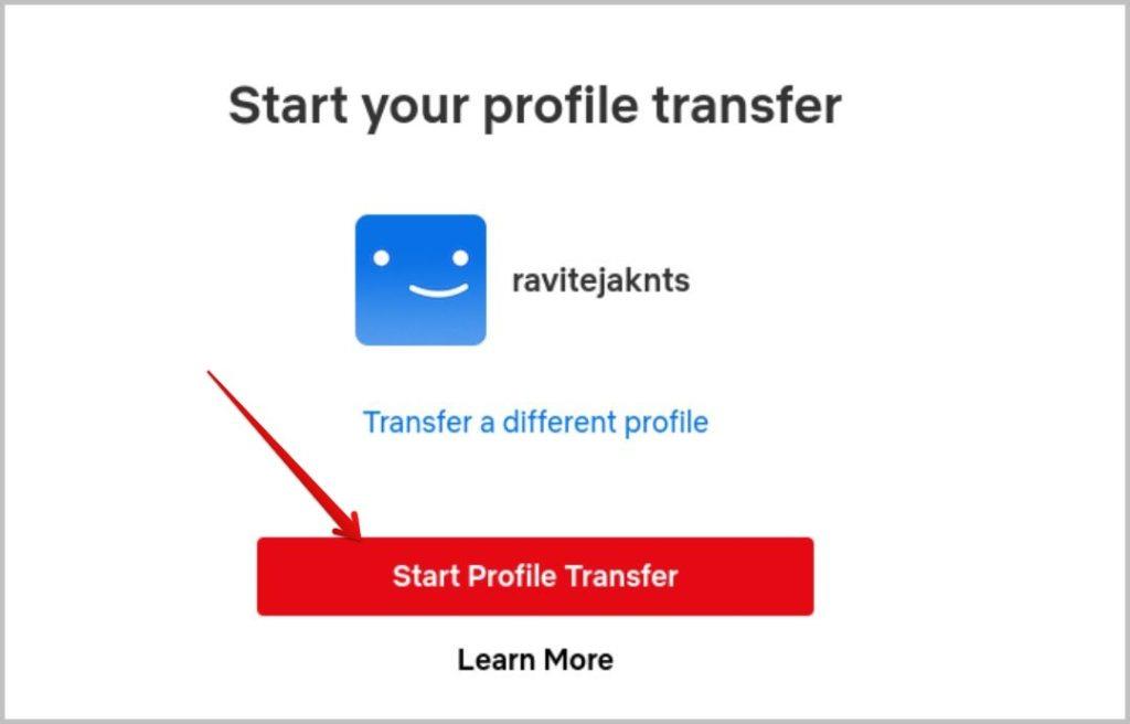 Netflix プロフィールを別のアカウントに転送する方法
