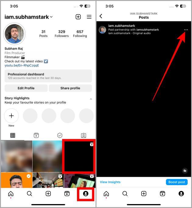 Instagramの投稿、リール、ストーリーに有料パートナーシップラベルを追加する方法