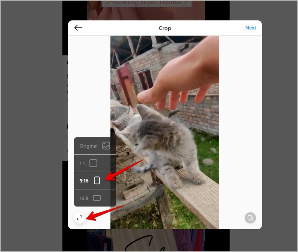 ギャラリーとPCからInstagramにリールをアップロードする方法