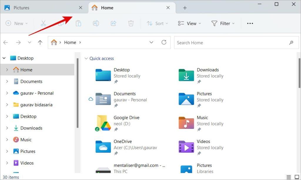 Windows 11 向けのファイル エクスプローラーに関する 12 のヒントとテクニック