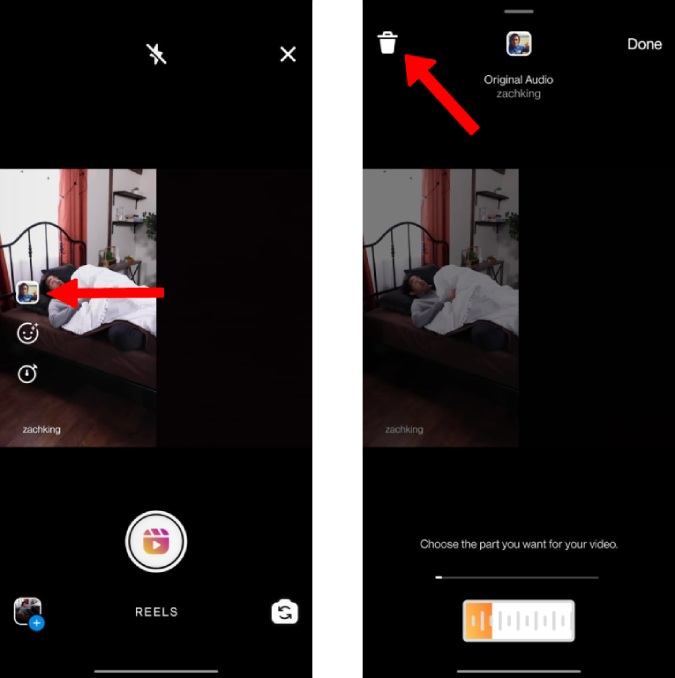 リミックスを使用して Instagram リールで TikTok スタイルのデュエットを作成する方法
