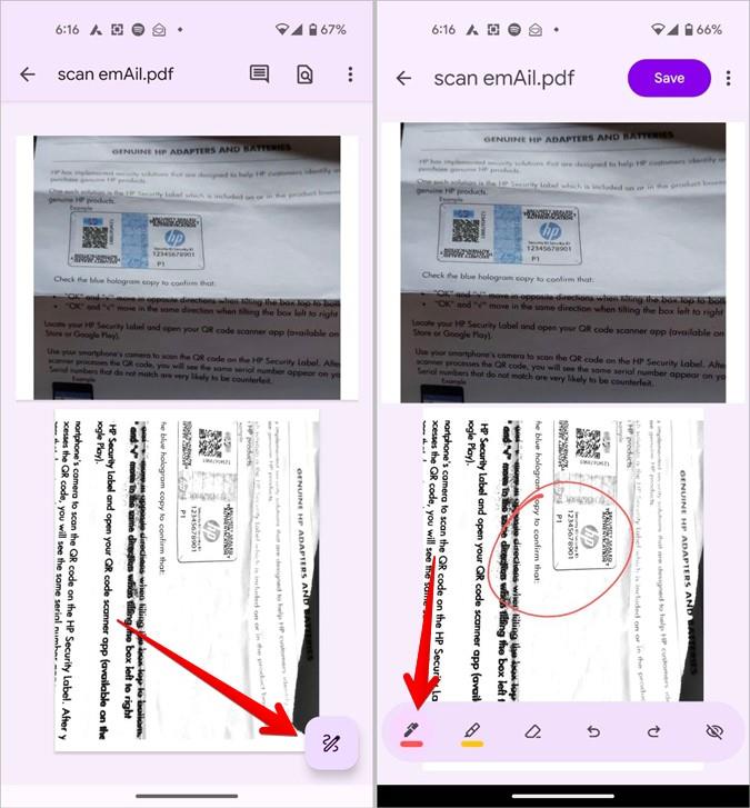 Android スマートフォンでドキュメントをスキャンして電子メールで送信する 2 つの方法