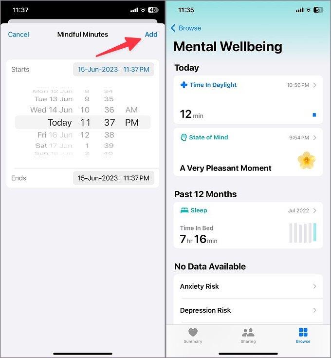 Apple Health でメンタルウェルビーイングを活用する方法