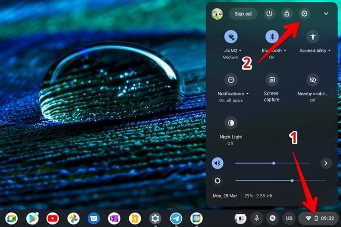 Chromebook システムとキーボード言語を変更する方法