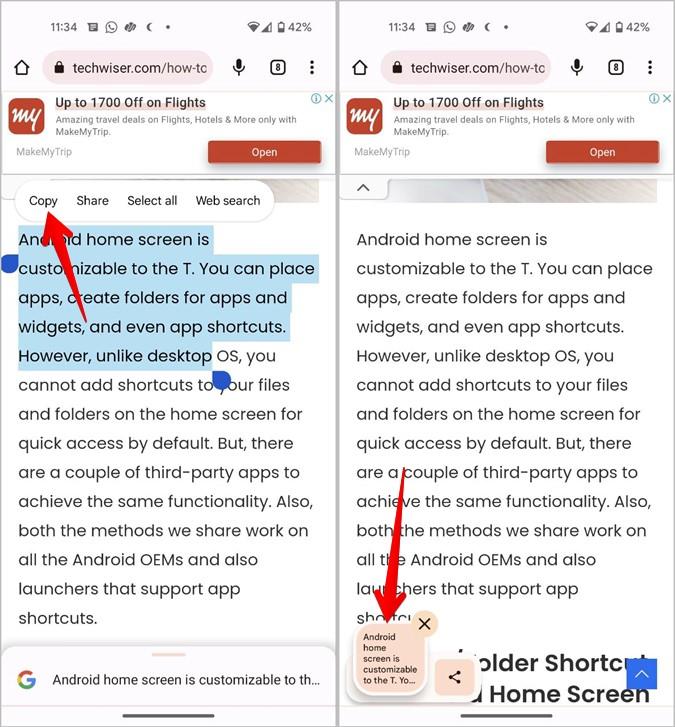 Google ドキュメントで 2 つの写真を並べて配置する 3 つの方法