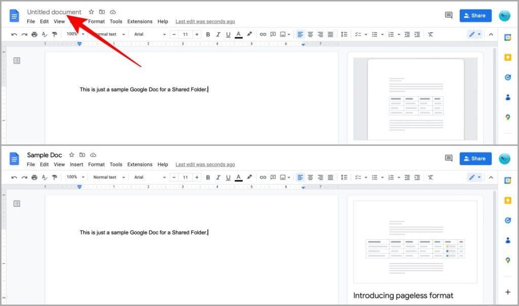 モバイルとウェブ上の Google ドライブの共有フォルダーに Google ドキュメントを追加する 2 つの方法