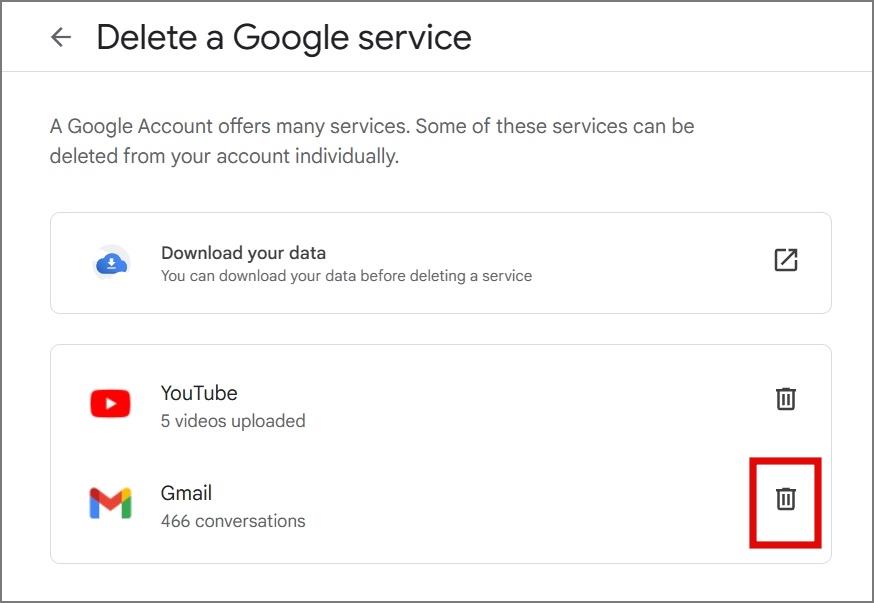 Gmail アカウントを完全に削除する方法
